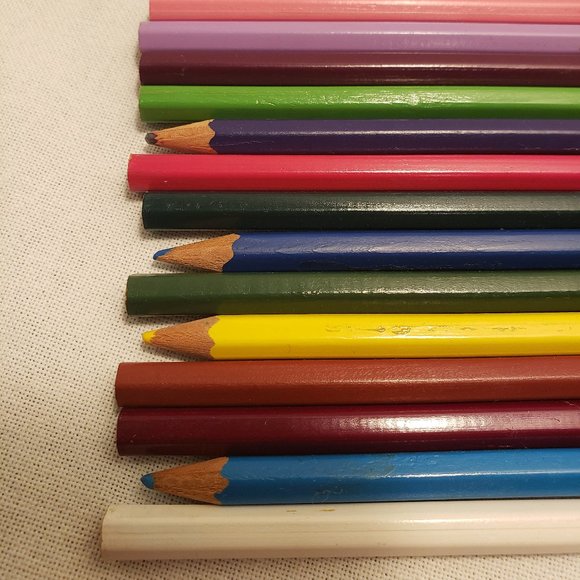 BEROL VERITHIN LEAD ART PENCILS - SET OF 24 COLORED PENCILS - 731 - TRUE VINTAGE - Picture 6 of 12